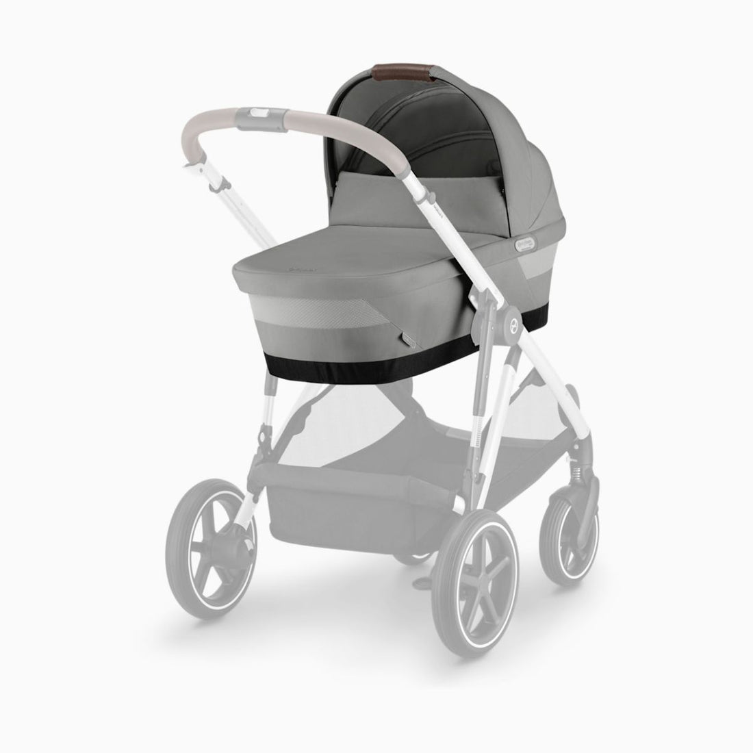 Cybex - Egazelle/Gazelle S 2 Cot, Stone Grey - Comfortable and Safe from Birth
