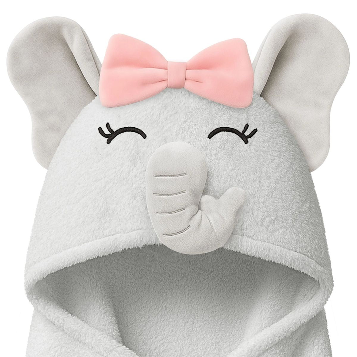 KeaBabies PlayPals Baby Hooded Towel - Ella - Fun and Engaging Design